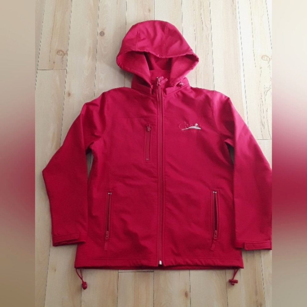 SOUVENIRS NORTHERN RED HOODED JACKET